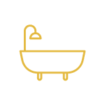 Icone de baignoire douche