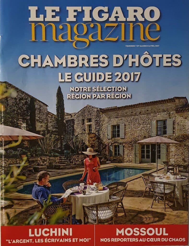 Le guide 2017 du Figaro Magazine avec les plus belles chambres d'hôtes de France